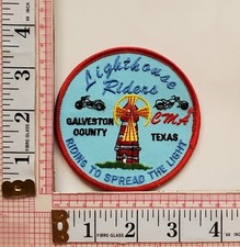 Galveston County Lighthouse Riders Texas Giacca Gilet Patch Crest