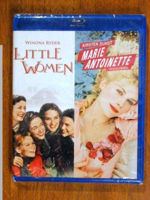 LITTLE WOMEN 1994 & MARIE ANTOINETTE 2006 BLU RAY NEW SEALED W. RYDER & K. DUNST