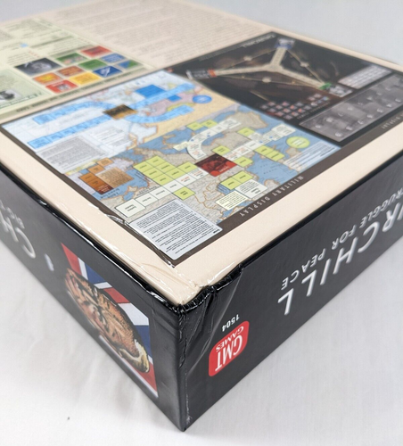 CHURCHILL Big Three Struggle For Peace Board Game Used COMPLETE 1st Printing GMT - Picture 8 of 8