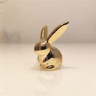 Gold Ceramic Animal Figurine Electroplated
