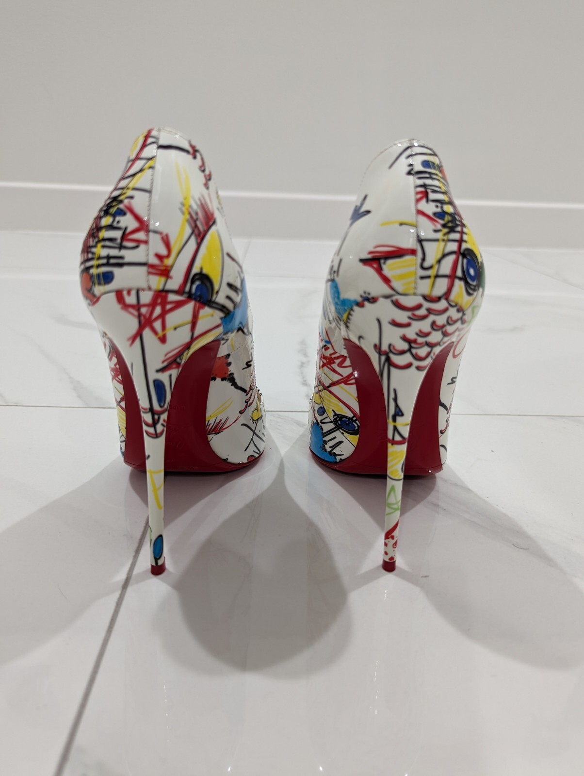 louboutin graffiti heels