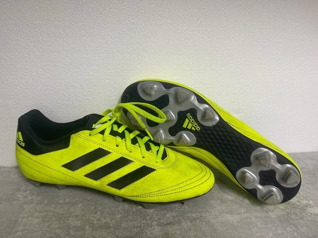 Adidas Mens Neon Green/Yellow Football Trainers Size Uk Eu 43 Us