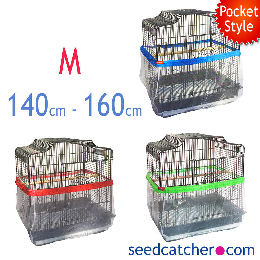 Bird Cage Seed Catcher Guard Tidy - Cash special price MEDIUM Style Max 76% OFF Pocket 160cm