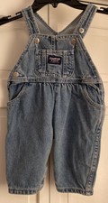 OshKosh Baby Girl Bib Overalls Denim Pants Vestbak 3/6M