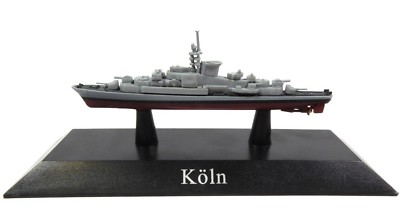German Koln Klass Frigate 1961	KS43 Deagostini 1/1250 New in blister! 15 sm
