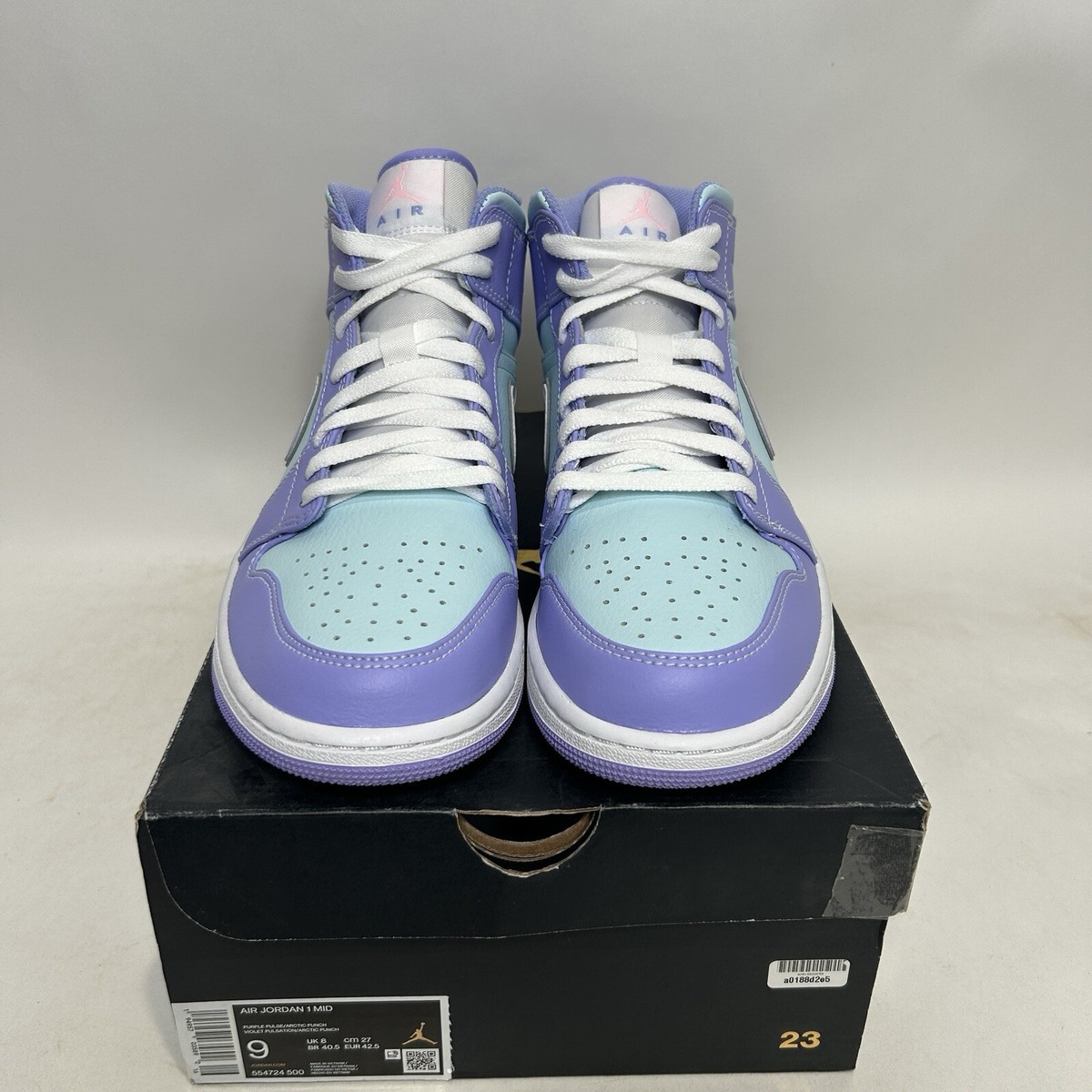 Nike Air Jordan 1 Retro Mid “Purple Pulse/Arctic Punch” 554724-500