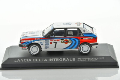 Lancia Delta HF EVO – Miniature IXO 1/43 Rallye Monte-Carlo 1992 #4 (D. Auriol)