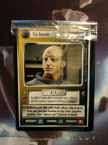Star Trek 1998 Promo Cards-Emissary & Traveler-Factory sealed/New - Picture 2 of 4
