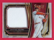 2020 Select Aristides Aquino Rookie Jumbo Swatch #15 Cincinnati Reds
