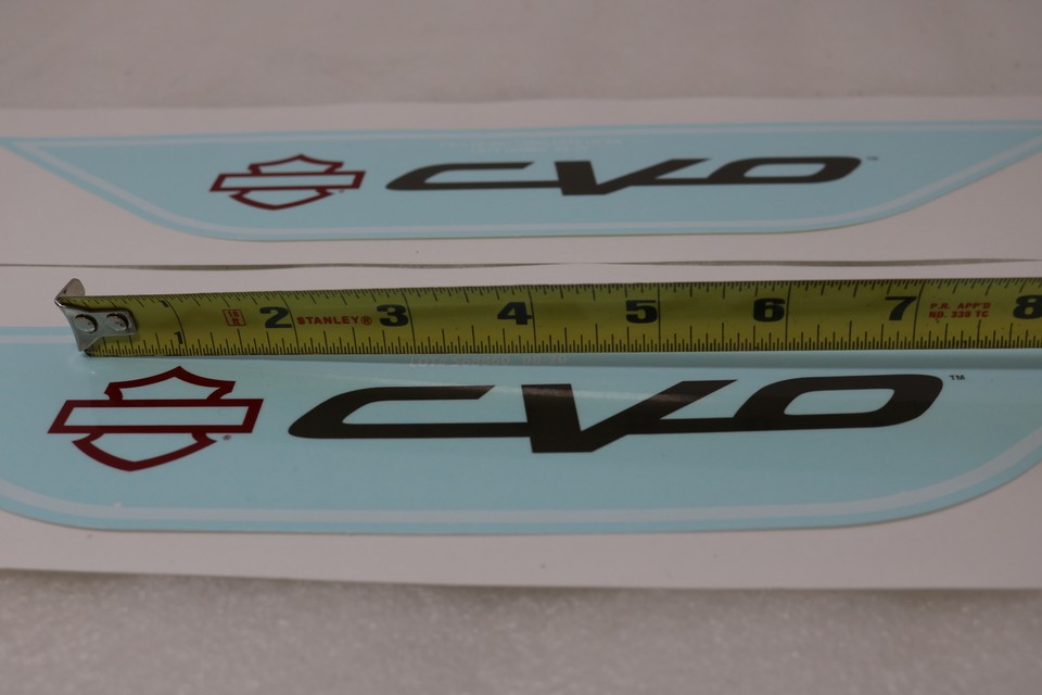 OEM NEW HARLEY CVO SCREAMIN EAGLE SADDLEBAG GAS TANK FENDER DECALS PAIR