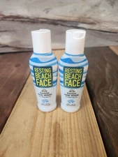2PK Fiesta Sun Resting Beach Face Facial Tanning Lotion Flawless Bronzer