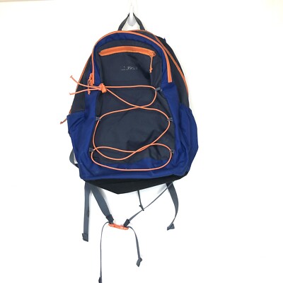 LL Bean Big Kids Backpack Navy Indigo Nylon Comfort Carry Laptop Pack 30L  School