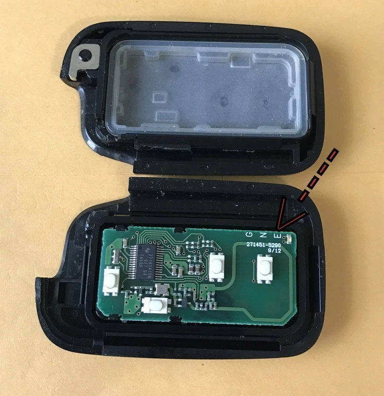 OEM VIRGIN LEXUS RX GX460 SMART KEY PROXIMITY REMOTE FOB TRANSMITTER HYQ14ACX - Image 3 of 3