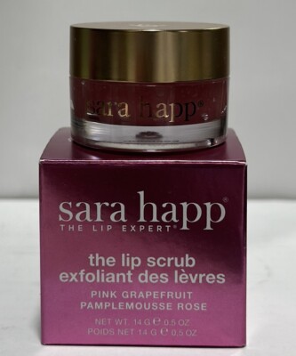 Sara Happ The Lip Expert the lip scrub PINK GRAPEFRUIT-0.5oz/.14g