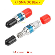 1Pcs RF Coaxial DC Block SMA Male to SMA Female 2W DC-6GHz 50  DC-Block