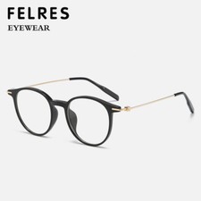 TR90 Round Anti Blue Light Eyeglasses Men Women Retro Full Frame Glasses Frames