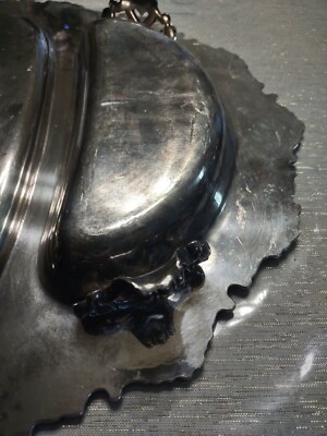 Wilcox International Silver Co Silver Plate Meat Platter 22X17 57