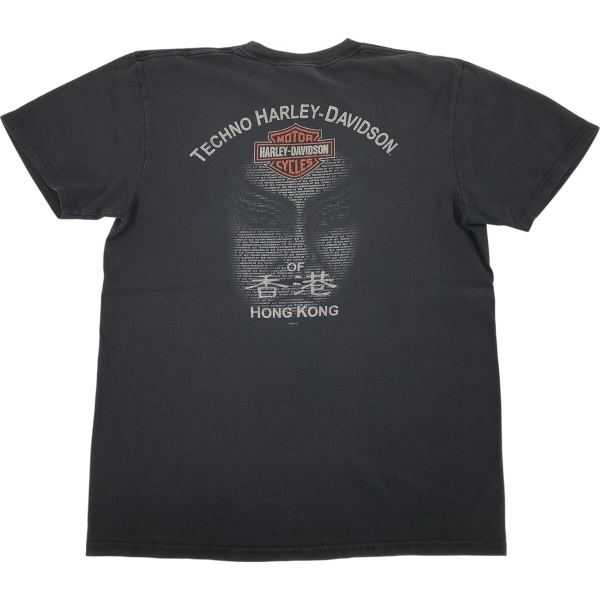 Harley-Davidson Tシャツ イーグル　ファイアー　00s USA 00'S Harley-Davidson Eagle Pattern Motorcycle Bike T-shirt