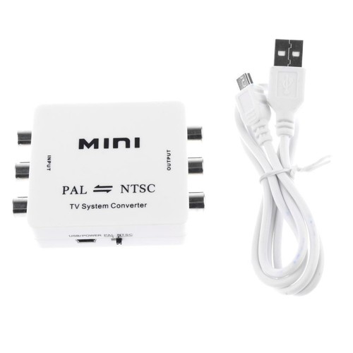 PAL/NTSC/SECAM Zu PAL/NTSC Mini Bidirektionaler TV System Converter Switcher - Afbeelding 2 van 9