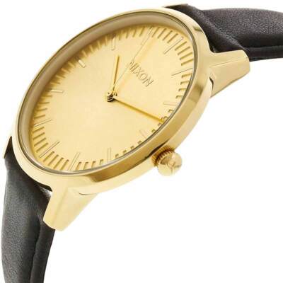 Nixon Gold-Tone Classic Watch Nixon Kingpin like a boss diamond dot gold Vintage look Mens  main image 4