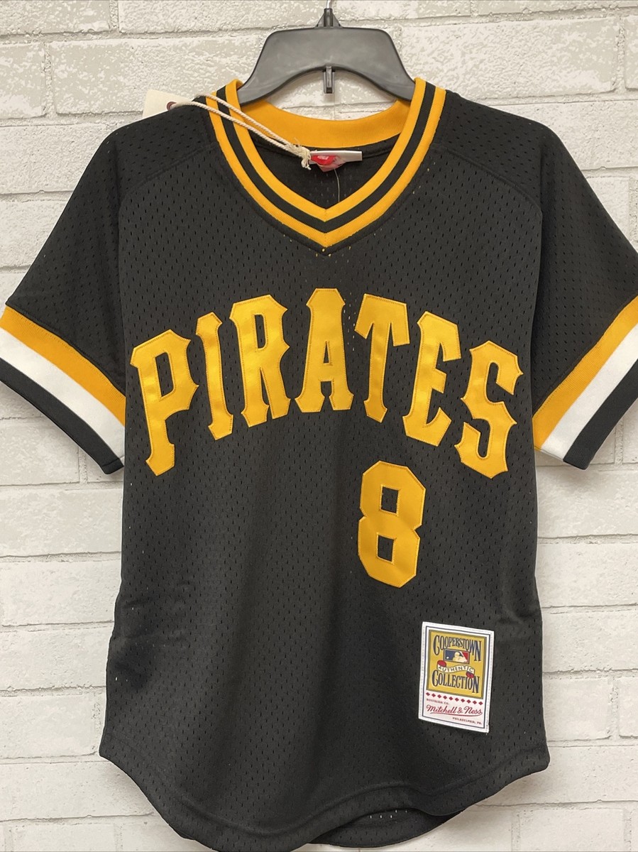 MLB PIRATES ジャージー Mitchell & Ness Lサイズ Mitchell & Ness Pittsburgh Pirates #8 Baseball Jersey New