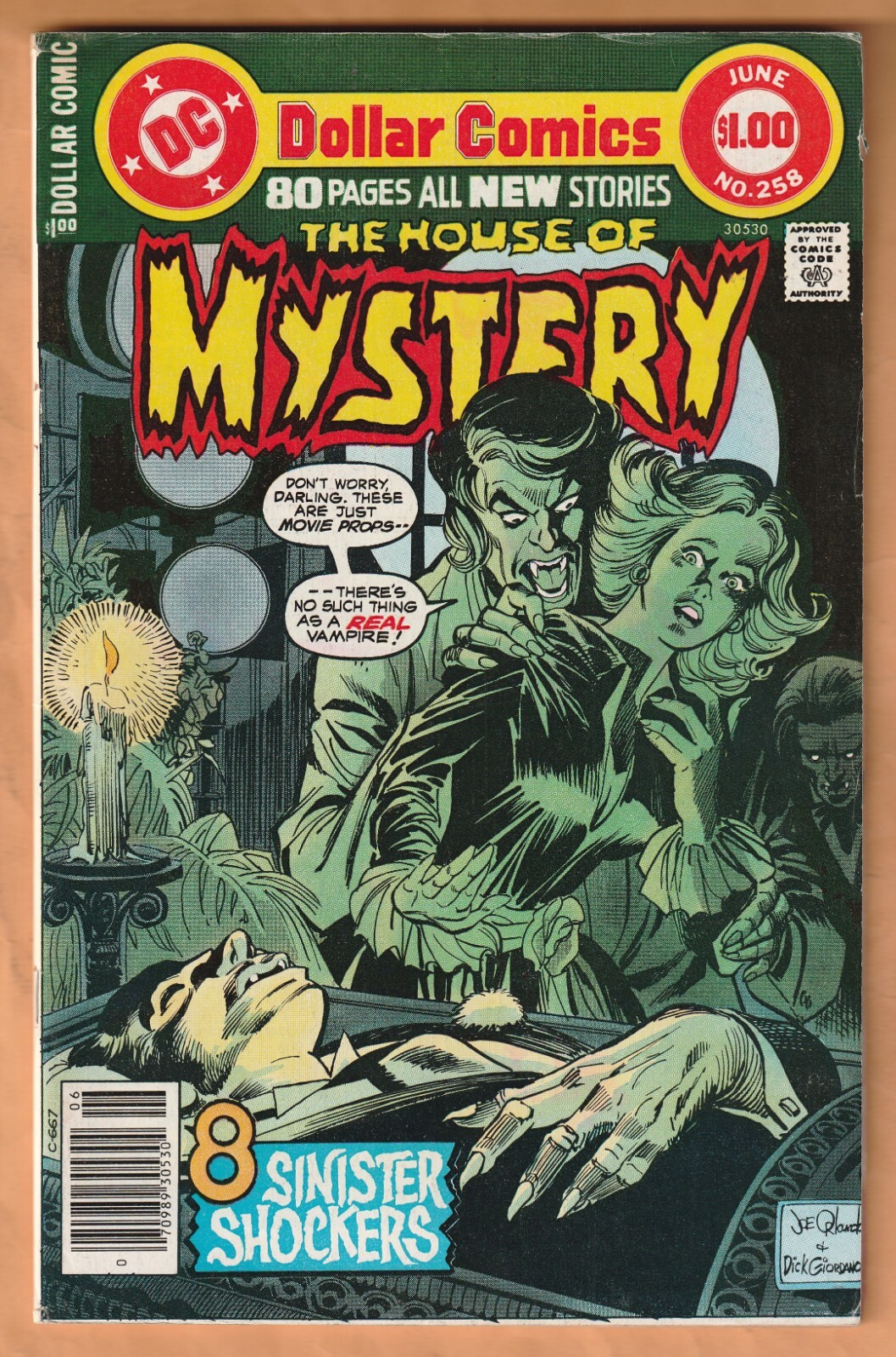 DC THE HOUSE OF MYSTERY No. 258 & 259 (1978) Dollar Comics Lot! 80 Pages!