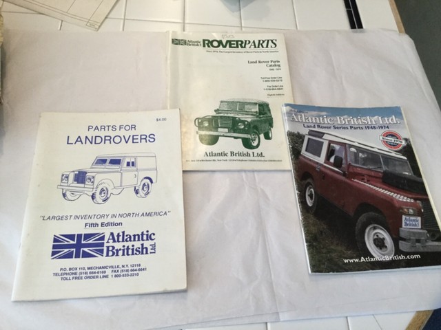 Land rover part catalog
