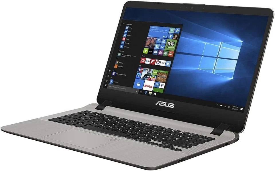 Asus Vivobook Laptop 14" Display Intel Celeron N4000 4GB 1TB HDD WIN10 GOLD - Image 3 of 4