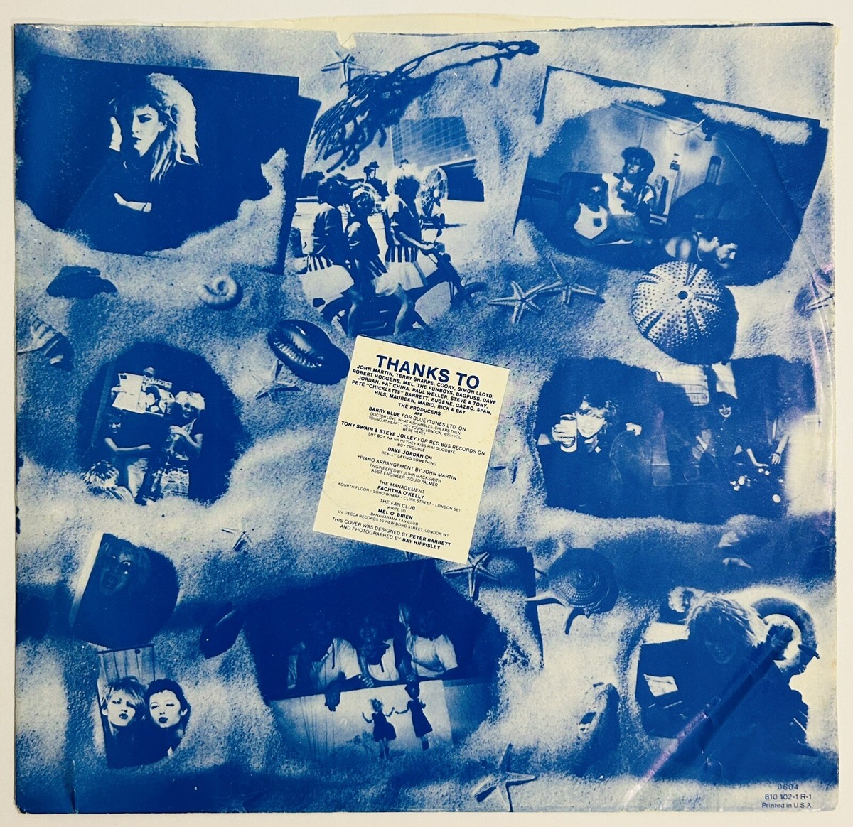 Bananarama -Deep Sea Skiving - Vinyl LP London 810 102-1 R-1