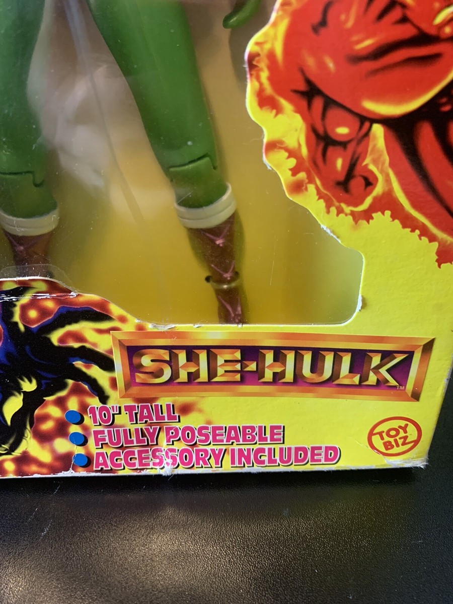 She-Hulk 10” Figure (Marvel Universe Deluxe, ToyBiz) Sealed Large