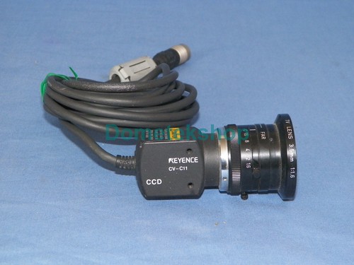 Keyence CV-C11 Sistema di telecamere CCD completo di obiettivo TVGIAPPONE 3,5mm 1:1.6 - Foto 2 di 2