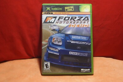 Forza Motorsport (Xbox, 2005) Demo Disc No Manual First Person Driver Sim