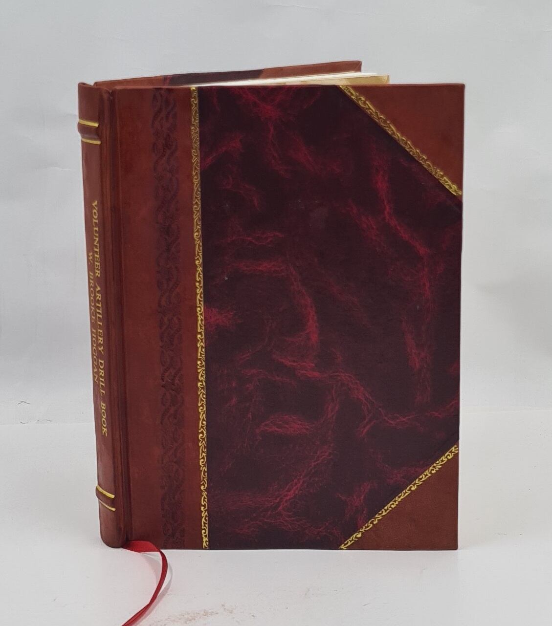 Volunteer artillery drill book 1883 [Leather Bound]