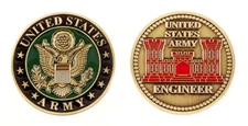 US Army Engineer Branch Challenge Coin