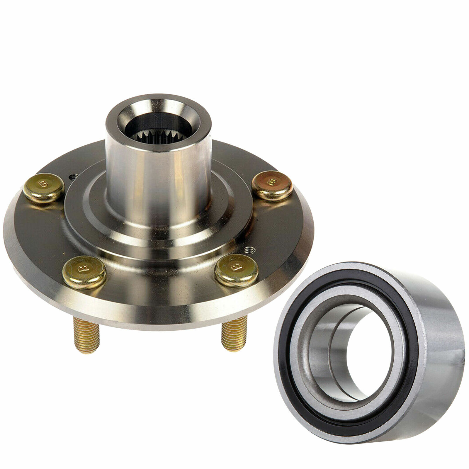 12pcs Front Wheel Bearing & Hub Assembly Kit For 1999 2004 Honda