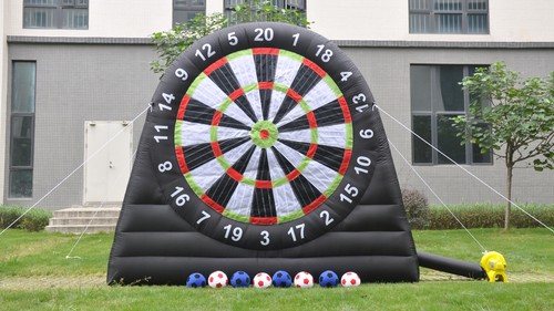 10FT Giant Outdoor Inflatable Soccer Darts Board W/8pcs Soccer Ball & Blower USA - Picture 7 of 8