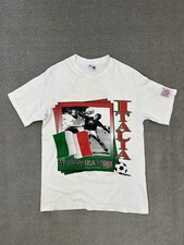 Vintage TRENCH Italia World Cup 1994 Single Stitch T Shirt Size M Made In USA