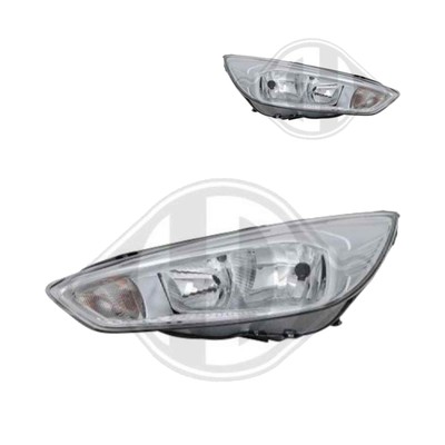 DIEDERICHS Scheinwerfer links rechts H7/H1 für Ford Focus III Turnier