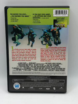 レッツ＆ゴー!! 第2部 DVD Teenage Mutant Ninja Turtles II: The Secret of the Ooze (DVD, 1991