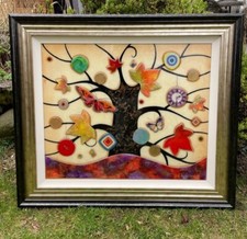 Kerry DArlington Tree of Tranquillity.  Acrylic art paintings