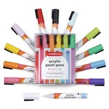 Incraftables Acrylic Paint Pens (12 Colors)