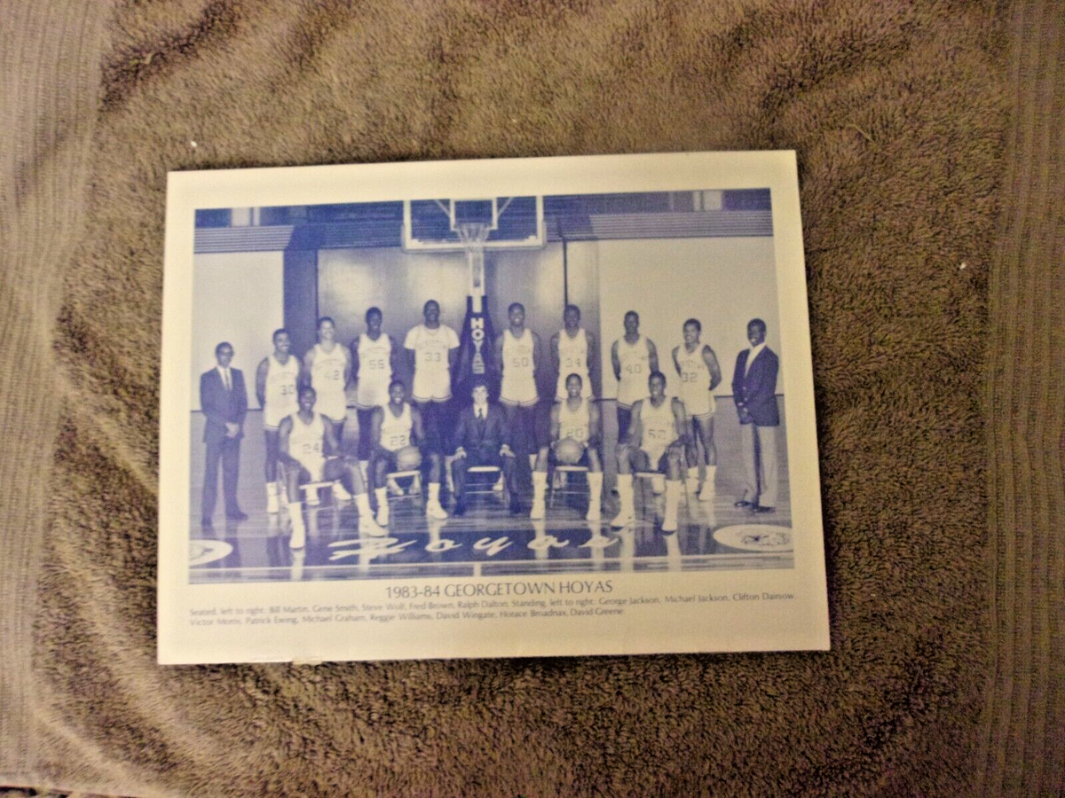 1984 GEORGETOWN NCAA WEST REGIONAL MEDIA GUIDE JOHN THOMPSON