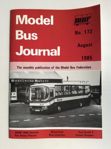 MBF Magazine - Model Bus Journal - Number 172 - August 1985