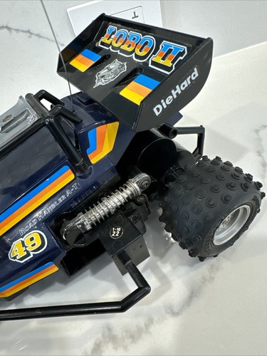 Sears Lobo II RC 2wd Frame Buggy Navy Body Nikko Rare 80s Vintage RTR - Picture 12 of 19