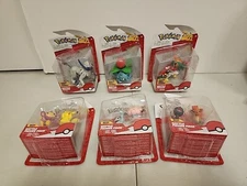 Jazwares Pokemon Battle Figure Complete Lot Of 6 New In Package