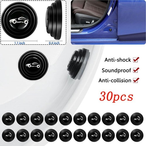 30X Car Door Shock Absorber SilentGasket Soundproof Sticker Door Edge