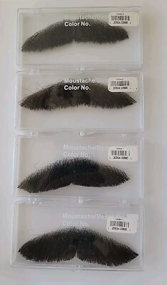(4) Moustaches In Cases 2 Colors