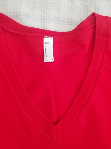 Camiseta Alpha Omicron Pi AOII Roja Ropa Americana Nueva Sin Etiquetas, Talla Pequeña - Imagen 3 de 4