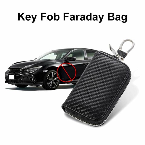 Car Key Signal Blocker Faraday Cage Fob Pouch Keyless RFID Blocking Bag Case AU - Picture 7 of 12