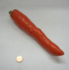 10" Orange Carrot Pretend Vegetable Food Garden Kid Kitchen Prop Snowman Nose